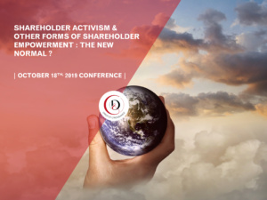 Corporate governance and shareholder engagement conference: the new normal