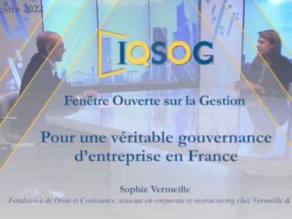 Pour une véritable gouvernance d’entreprise en France